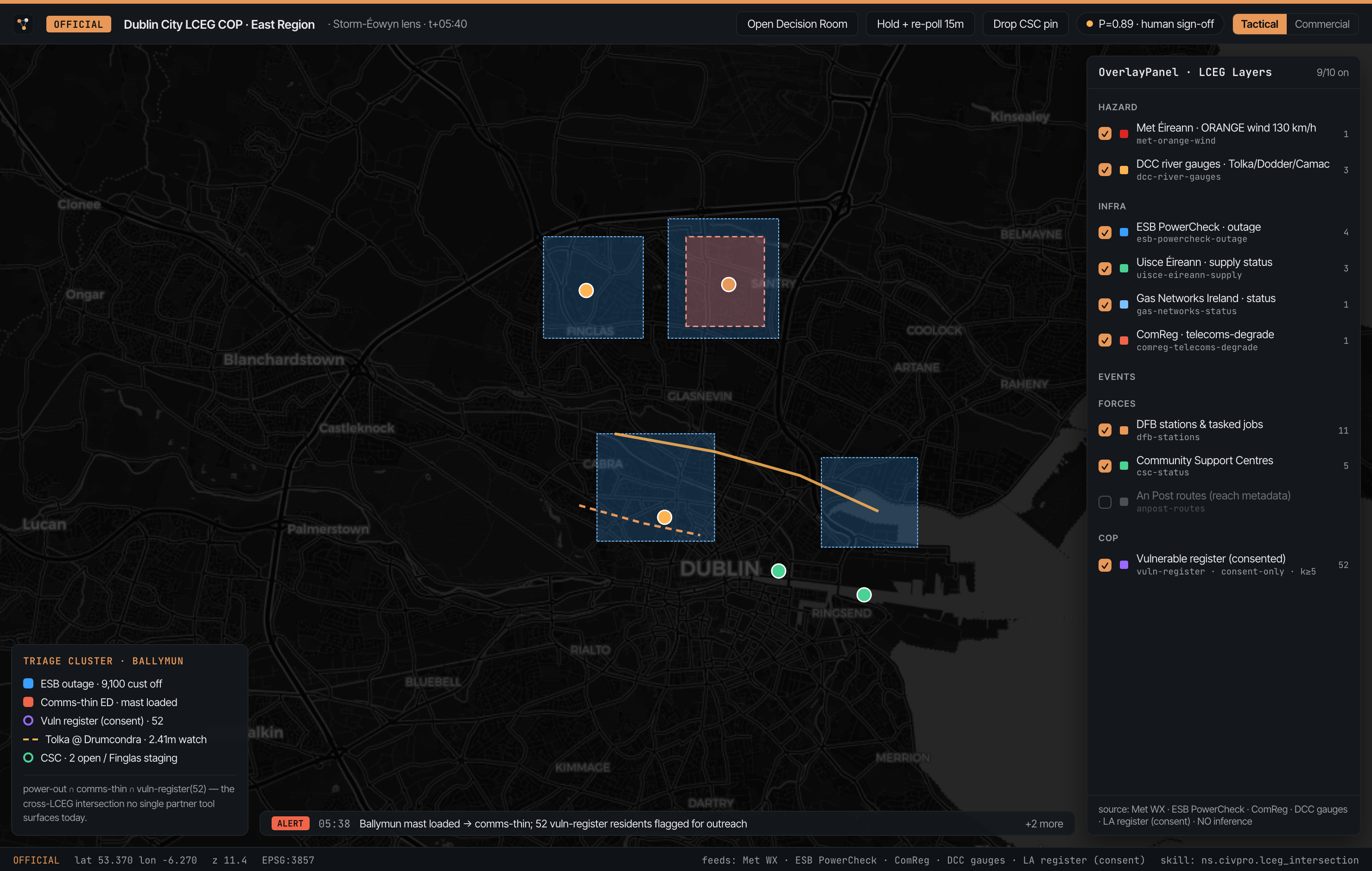 DCC / LGMA · Operational picture (map_ops · live MapLibre)