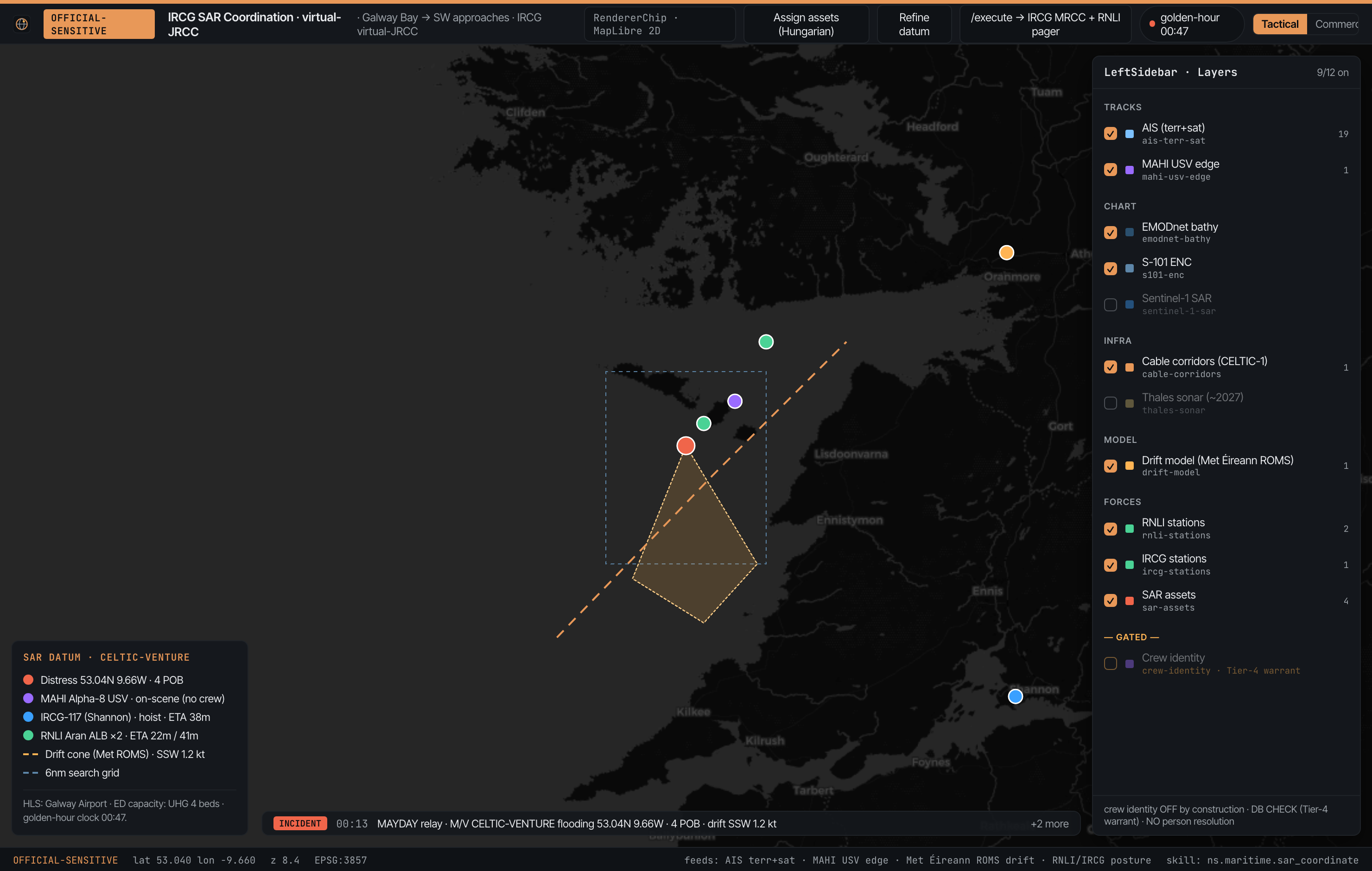 Naval Service + IRCG · Operational picture (map_ops · live MapLibre)